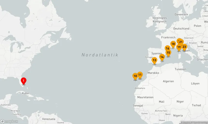 Route 22 Nächte - Großes Abenteuer Westeuropa