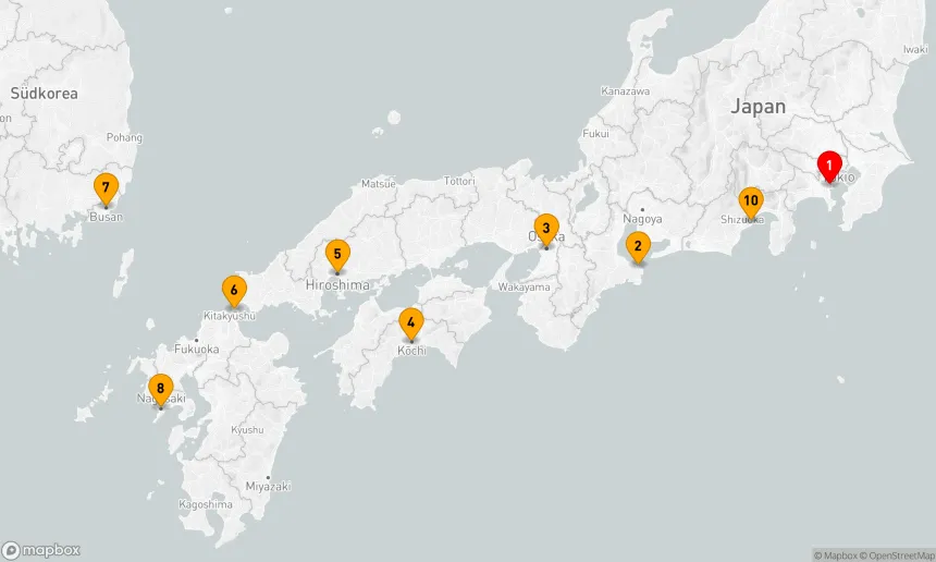 Route 17 Nächte - Großes Japan