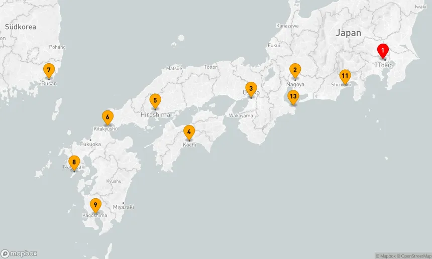 Route 18 Nächte - Großes Japan