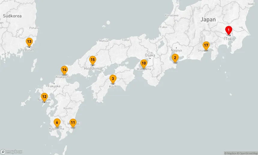 Route 17 Nächte - Großes Japan