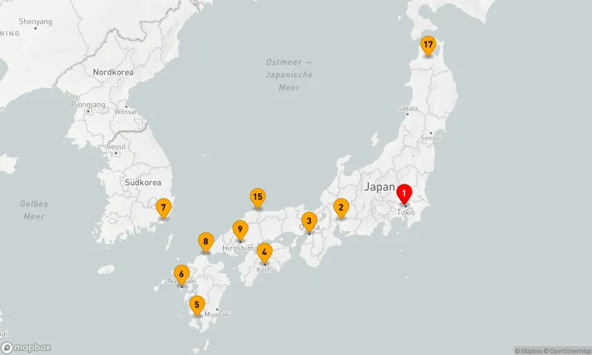 Route 18 Nächte - Großes Japan