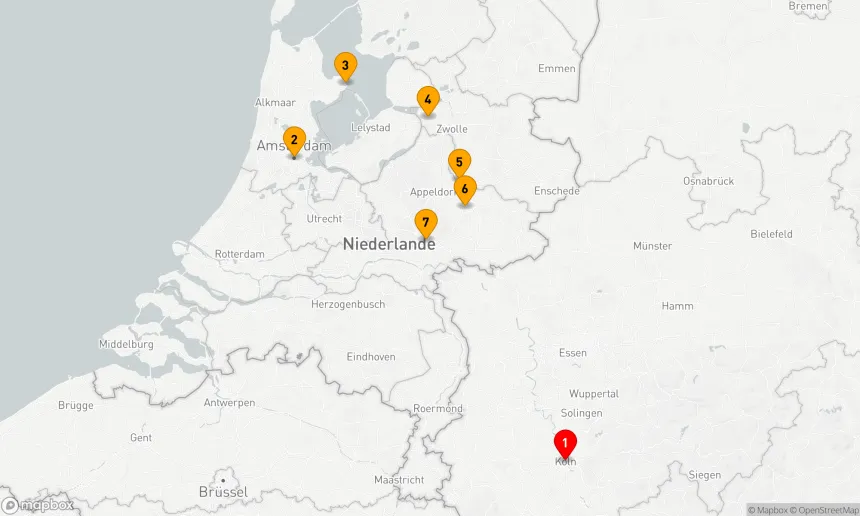 Route 7 Nächte - Hartelijk Welkom am IJsselmeer