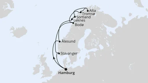 Route Herbstliche Nordlichter ab Hamburg