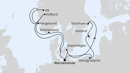 Route Highlights der Nord- und Ostseeküste 1