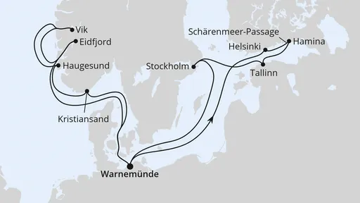 Route Highlights der Nord- und Ostseeküste 2