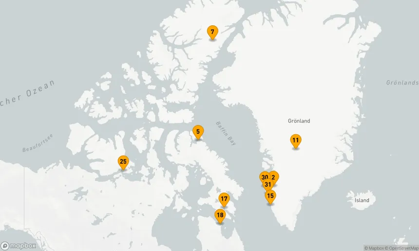 Route 31 Nächte - HOCHARKTIS, NORDWESTPASSAGE & NUNAVUT-EXPEDITION