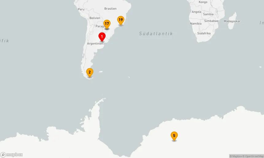 Route 21 Nächte - Höhepunkte der Antarktis, Argentinien und Brasilien - Kreuzfahrt & Landreise