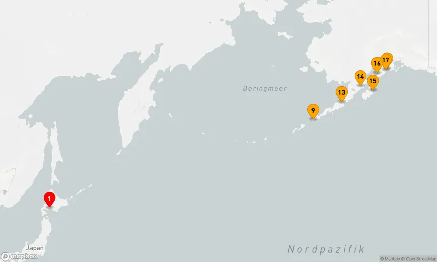 Route 17 Nächte - Hokkaido,  Aleuten und Alaska: Die Anziehungskraft des Ursprünglichen (SPI2710)