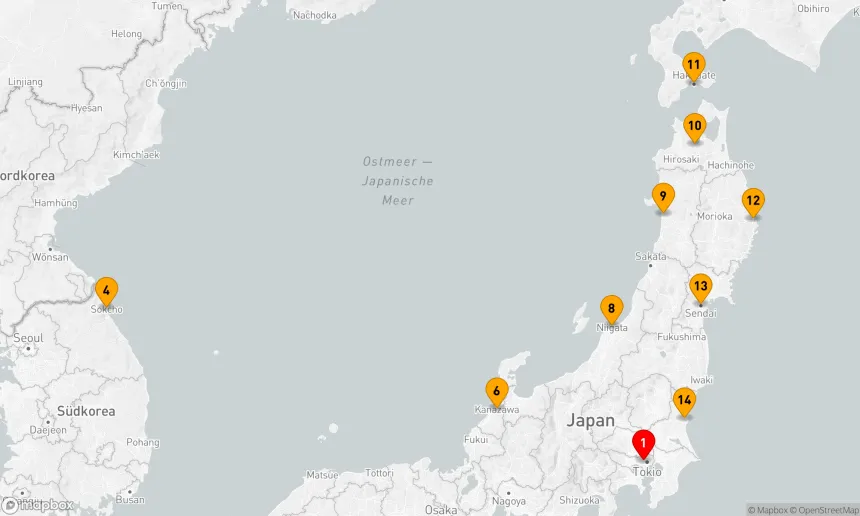 Route 14 Nächte - HORIZONTE ERNTEN: JAPANS KÜSTENZAUBER