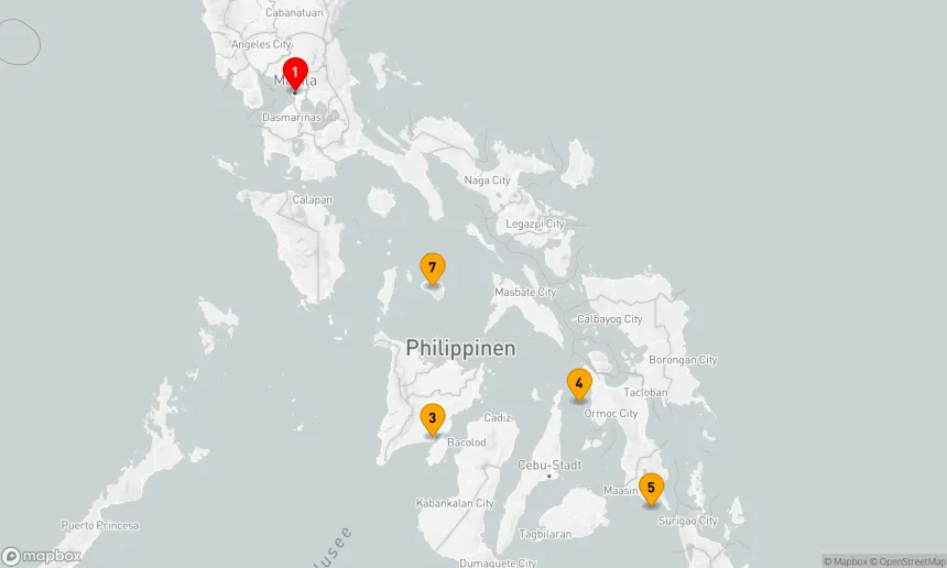 Route 8 Nächte - Im Herzen der Visayas, die ursprünglichen Philippinen