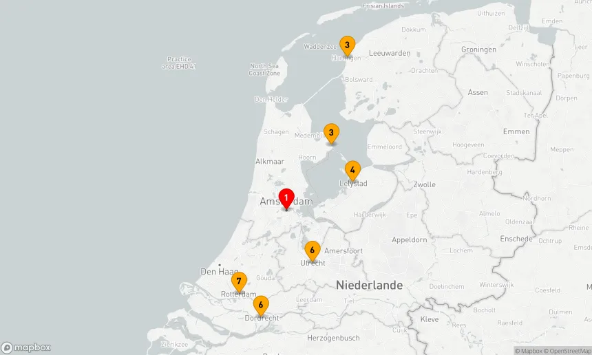 Route 7 Nächte - Inselperle der Niederlande