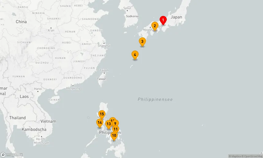 Route 14 Nächte - Inselwelten zwischen Japan und den Philippinen