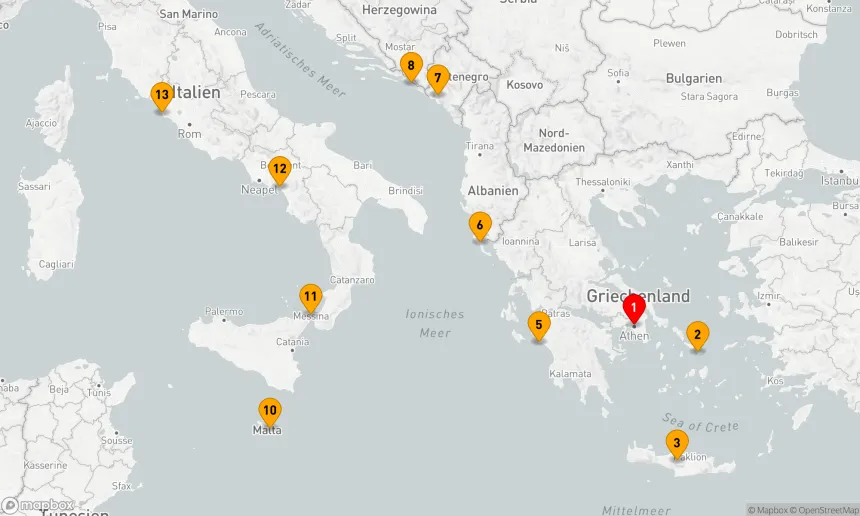 Route 12 Nächte - IONIAN ARIAS