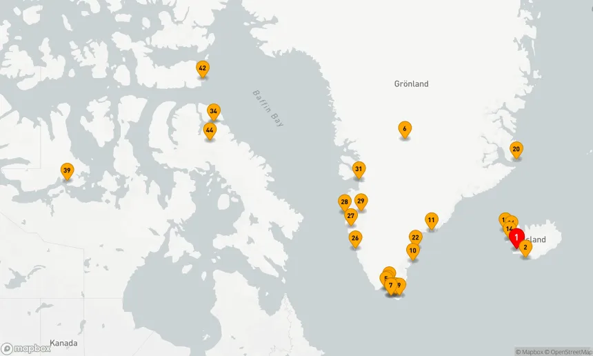 Route 47 Nächte - ISLAND, GRÖNLAND & NORDWESTPASSAGE-EXPEDITION
