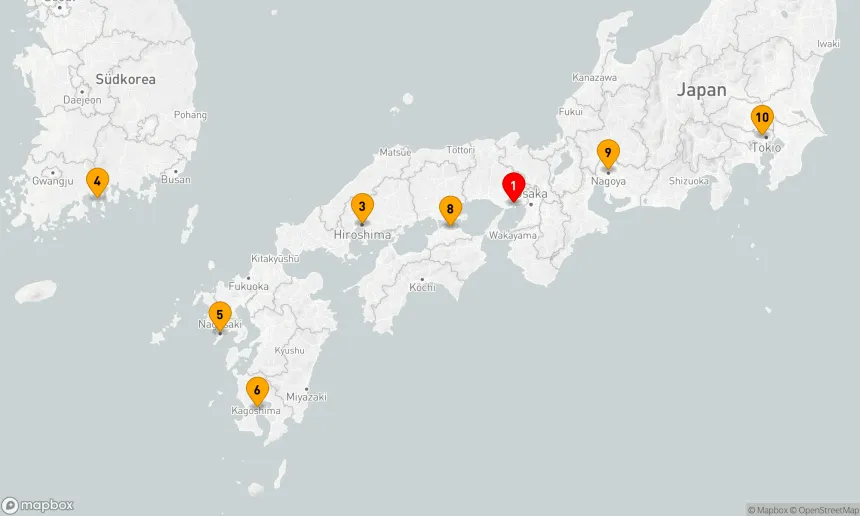 Route 9 Nächte - JAPAN INTENSIV: KOBE,  TAKAMATSU & TOKIO