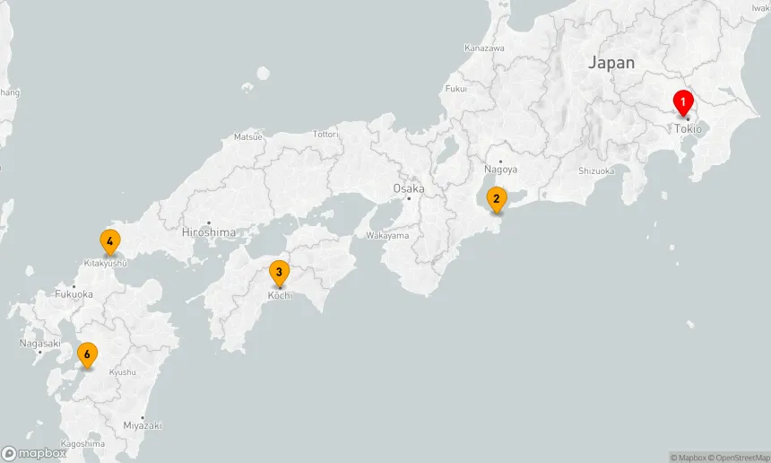 Route 7 Nächte - Japan und Korea