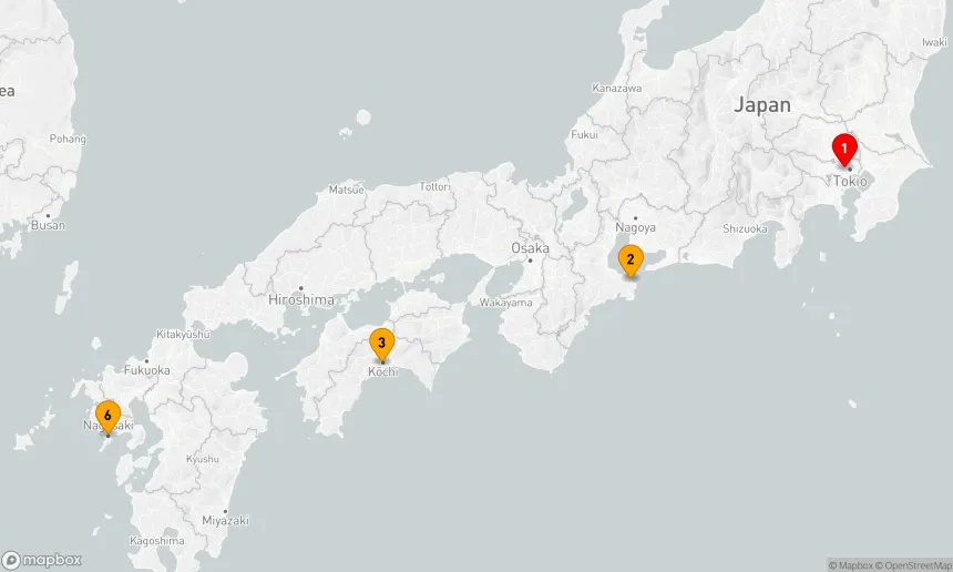 Route 7 Nächte - Japan und Korea