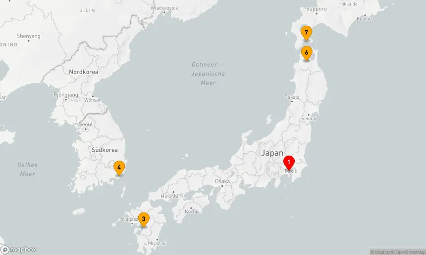 Route 8 Nächte - Japanisches Meer mit Nebuta & Sommerfesten
