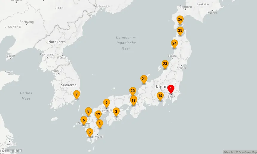 Route 28 Nächte - JAPANS HANDWERK & KIRSCHBLÜTEN