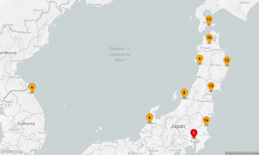 Route 14 Nächte - JAPANS HERBSTLAUB ERFORSCHEN