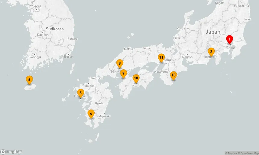 Route 14 Nächte - JAPANS HERBSTLAUB ERFORSCHEN