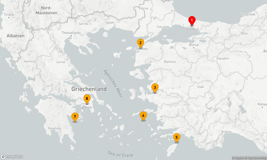 Seabourn Quest Kreuzfahrt - 7 Nächte - JUWELEN DER TÜRKEI UND DER GRIECHISCHEN INSELN ab 18.10.26