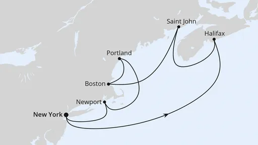 Route Kanada & Indian Summer ab New York