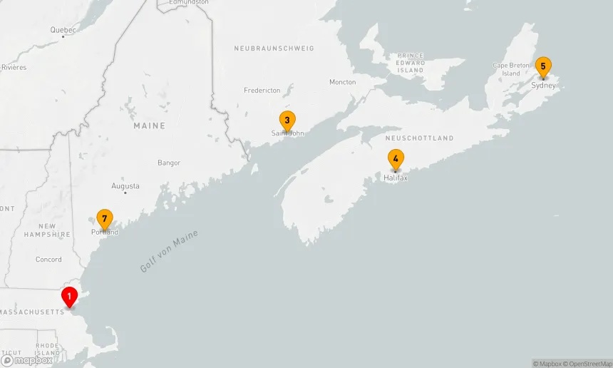 Route 7 Nächte - KANADA & NEW ENGLAND CIRCLE: NEW BRUNSWICK