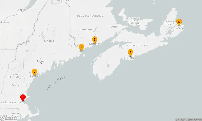 Route 7 Nächte - KANADA & NEW ENGLAND CIRCLE: NEW BRUNSWICK
