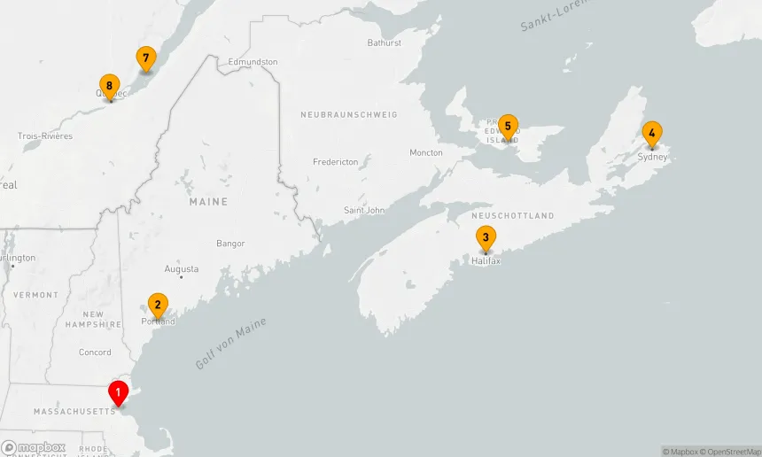 Route 14 Nächte - KANADA & NEW ENGLAND: UNESCO STÄTTEN & NACHTSAMMLER