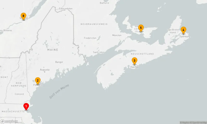 Route 7 Nächte - KANADA & NEW ENGLAND: UNESCO STÄTTEN & QUEBECOIS NÄCHTE