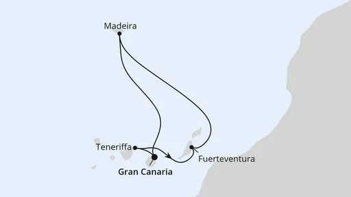 Route Kanaren & Madeira ab Gran Canaria