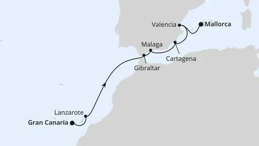 Route Kanaren & Südspanien ab Gran Canaria