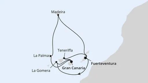 Route Kanarische Inselwelt & Madeira
