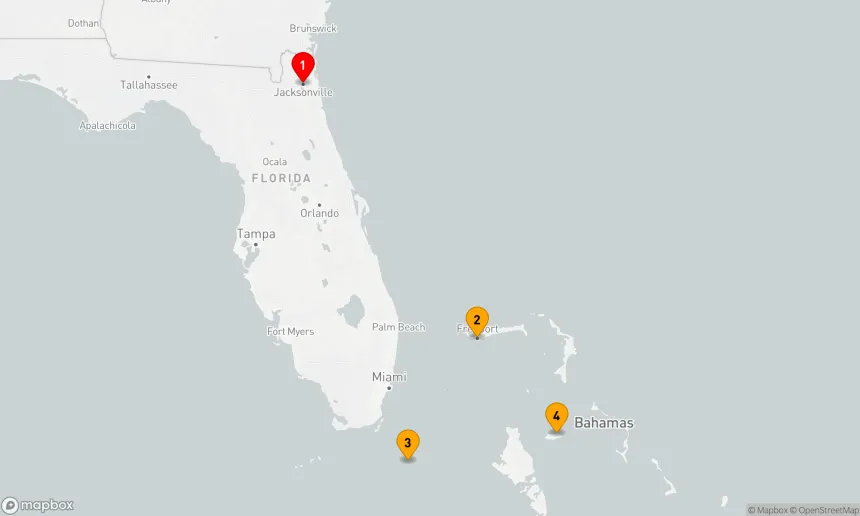 Route 5 Nächte - Karibikträume ab Jacksonville