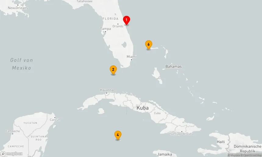 Route 7 Nächte - KEY WEST, GRAND CAYMAN & BAHAMAS