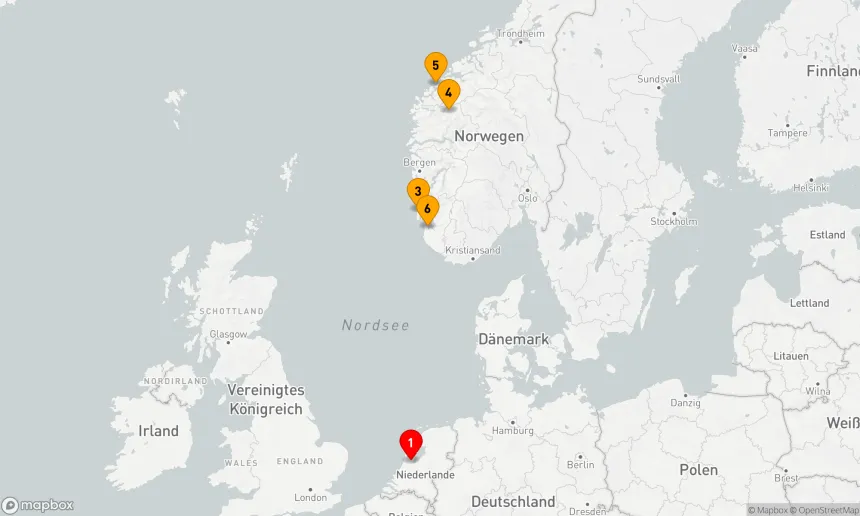 Route 7 Nächte - KREUZFAHRT DURCH DIE NORWEGISCHEN FJORDE