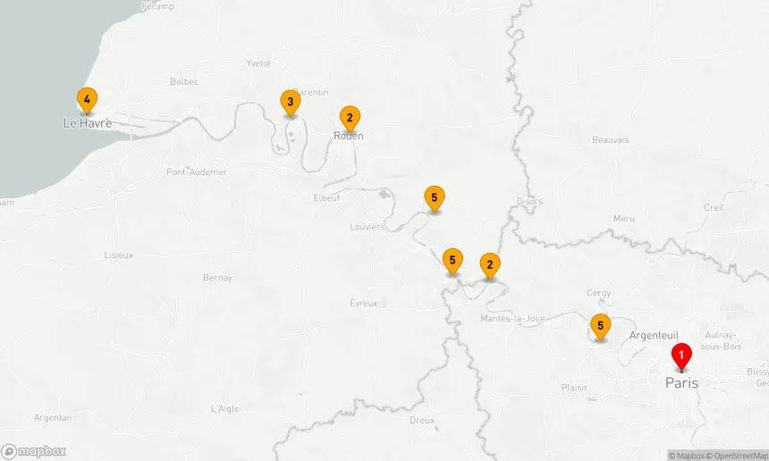 Route 7 Nächte - Kultur pur entlang der Seine