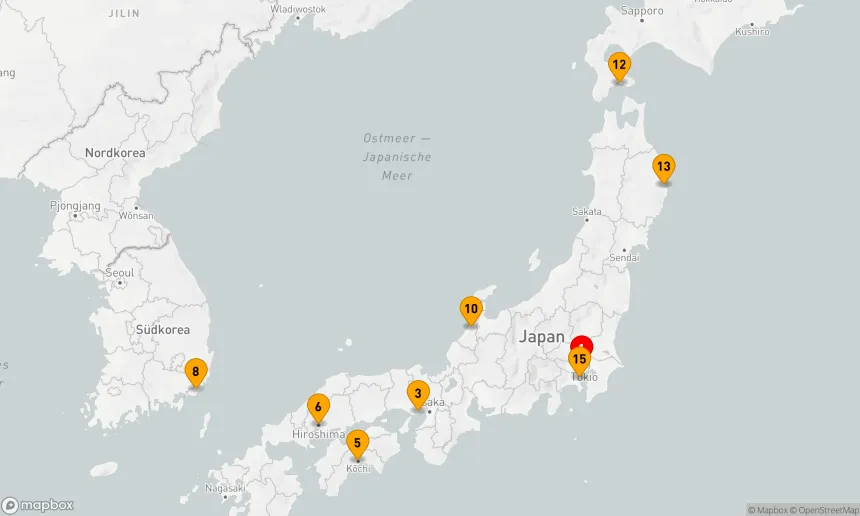 Route 14 Nächte - Kultur- und Naturwunder Japans entdecken