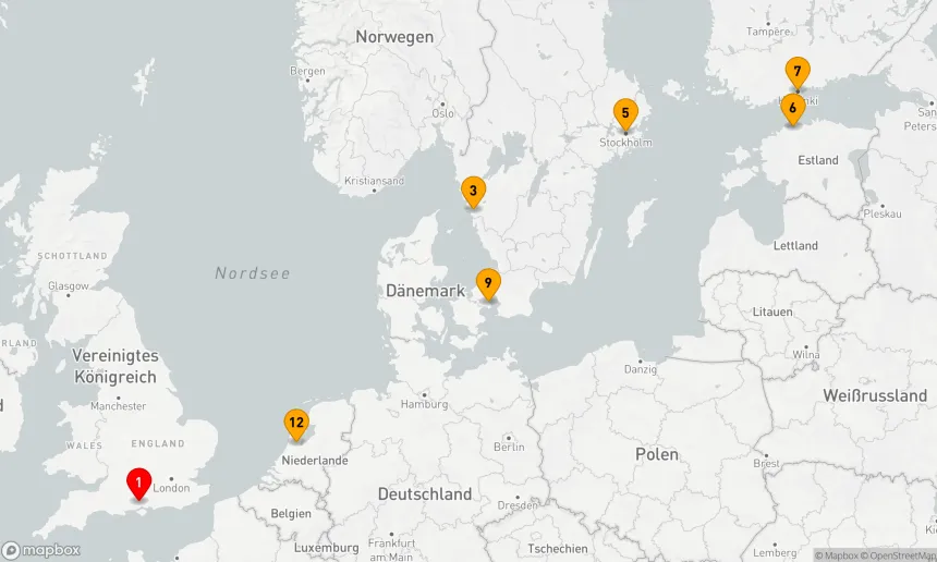 Route 12 Nächte - Kulturelle Entdeckungsreise Nordeuropa