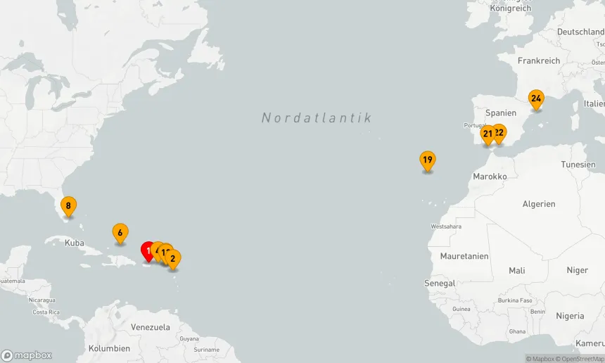 Route 23 Nächte - Kulturelle Entdeckungsreise über den Atlantik nach Europa