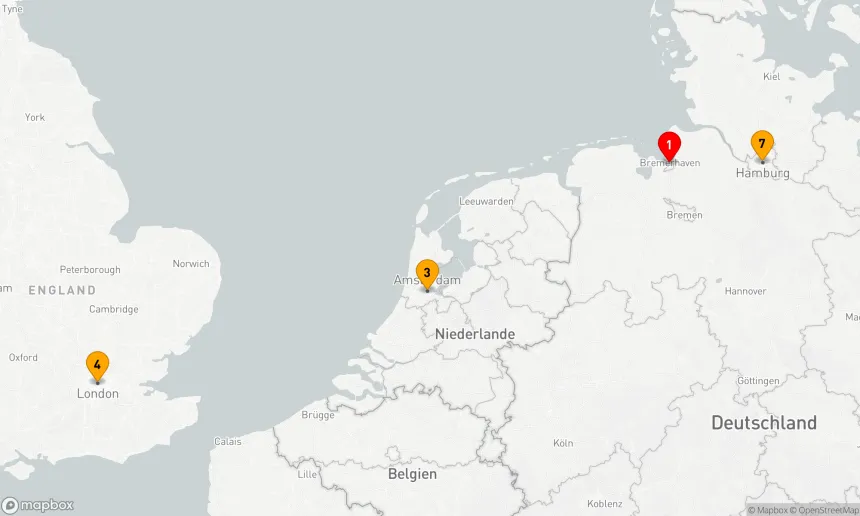 Route 6 Nächte - Kurzreise mit London und Amsterdam: Tradition trifft Trends (NAT2821)