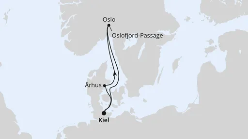 Route Kurzreise zum Biathlon-Weltcup in Oslo ab Kiel