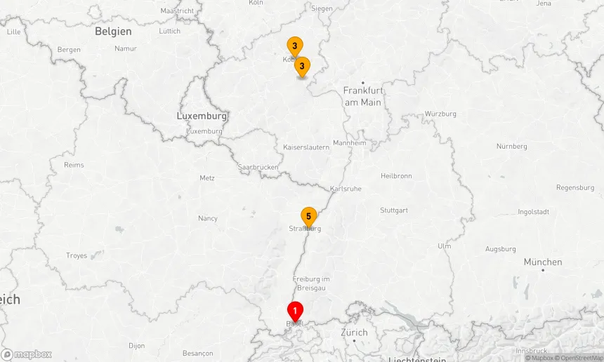 Route 5 Nächte - Lichter- und Farbenmeer am Rhein in St. Goar