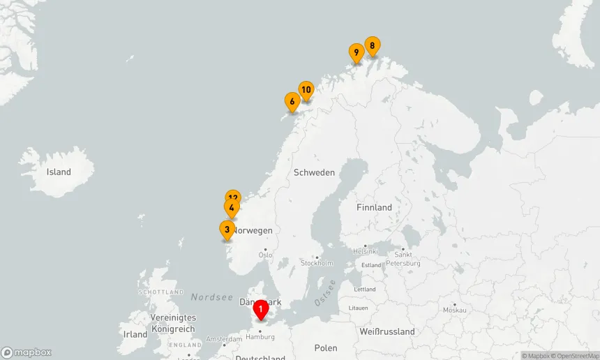 Route 14 Nächte - Den Westen Norwegens intensiv erleben