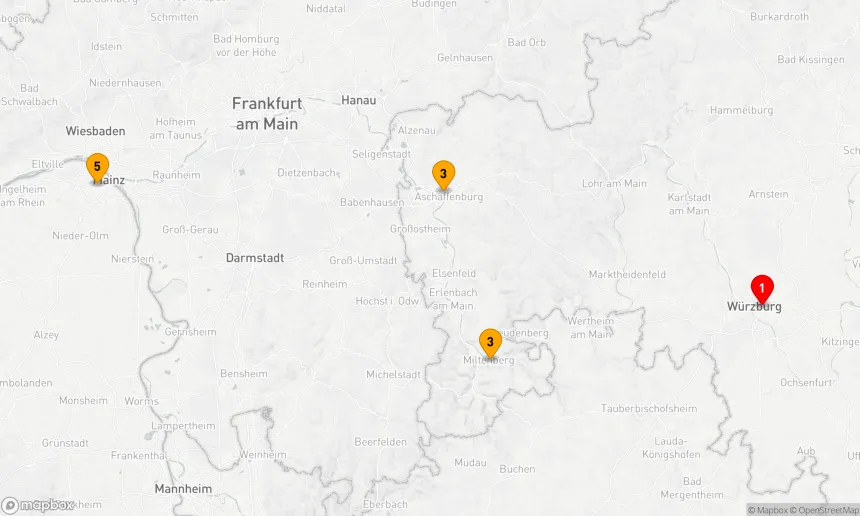 Route 4 Nächte - Main trifft Rhein