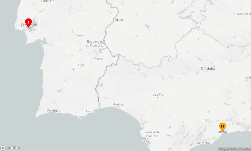 Route 14 Nächte - Mediterrane Entdeckerreise ab Lissabon