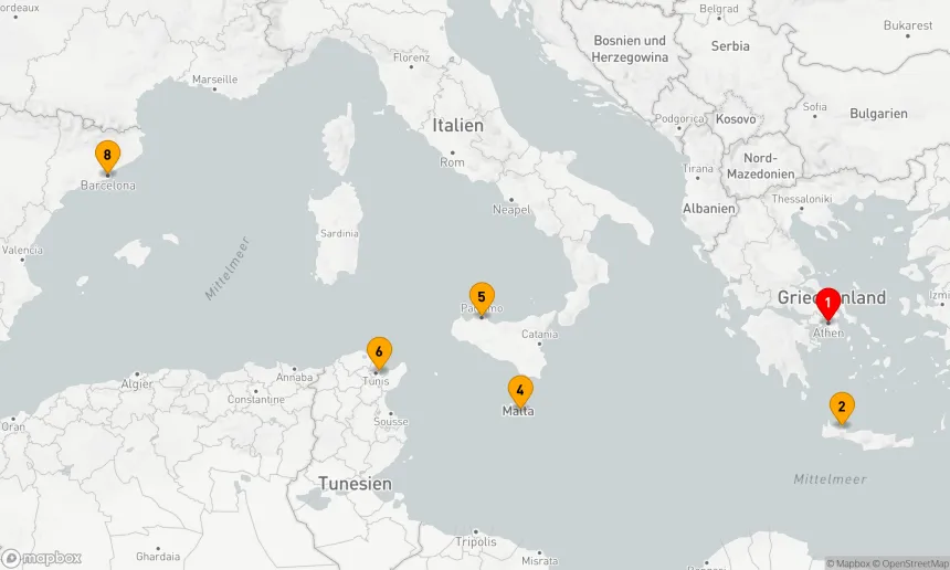 Route 7 Nächte - Mediterrane Entdeckungsreise
