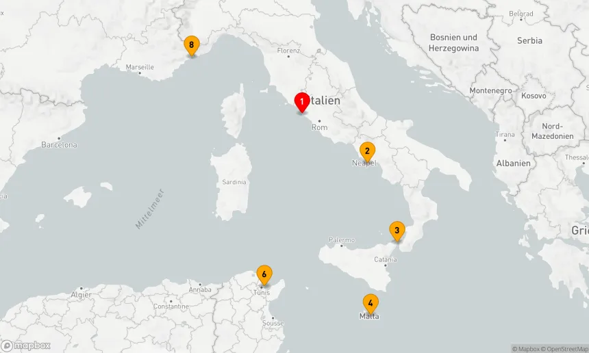 Route 7 Nächte - Mediterrane Entdeckungsreise