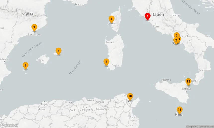 Route 13 Nächte - Mediterrane Entdeckungsreise